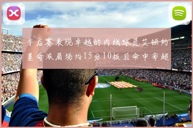 季后赛表现卓越的内线球员艾顿约基奇浓眉场均15分10板且命中率超60
